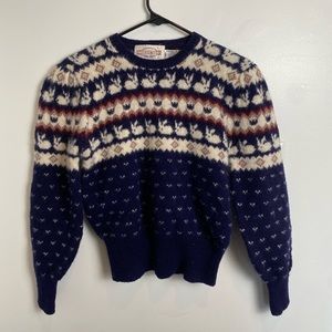 Bunny knit sweater